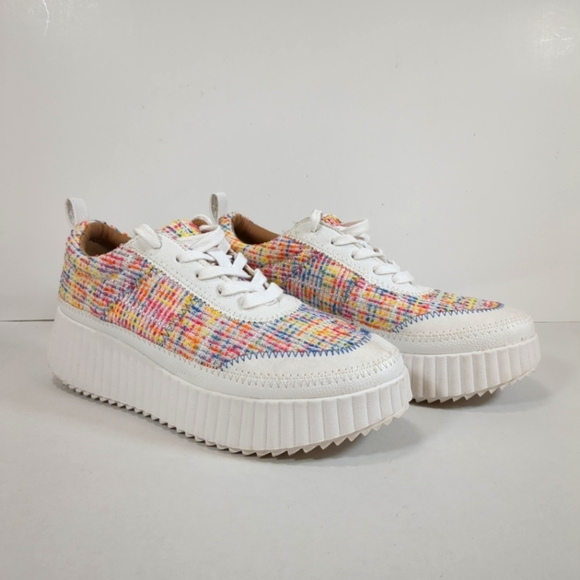 Zodiac Women's Cooper-lace Up Colorful Fabric Platform Sneakers , Size 7.5M - Picture 1 of 8